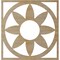 Ekena Millwork Blume Wood Fretwork Pierced Ceiling Medallion, Hickory, 20"OD x 7"ID x 3/8"T CMWP20X20X0375BLHI - alternate 5